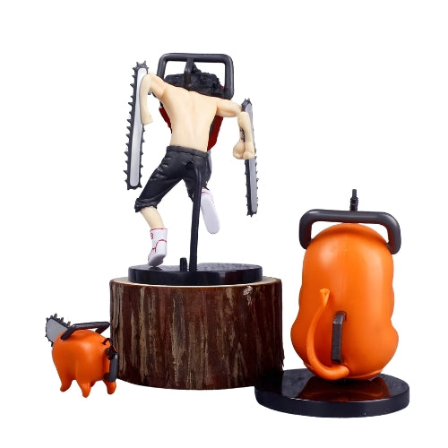 Set de 3 Figurines Denji & Pochita – Chainsaw Man