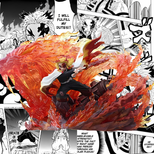 Demon Slayer - Figurine Rengoku Kyoujurou (9ème Forme : Rengoku)